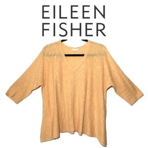 Eileen Fisher Oversized Golden Yellow Sweater M